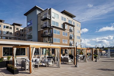 Exterior Rooftop at Harbor Heights 55+ Community, Olympia, 98501