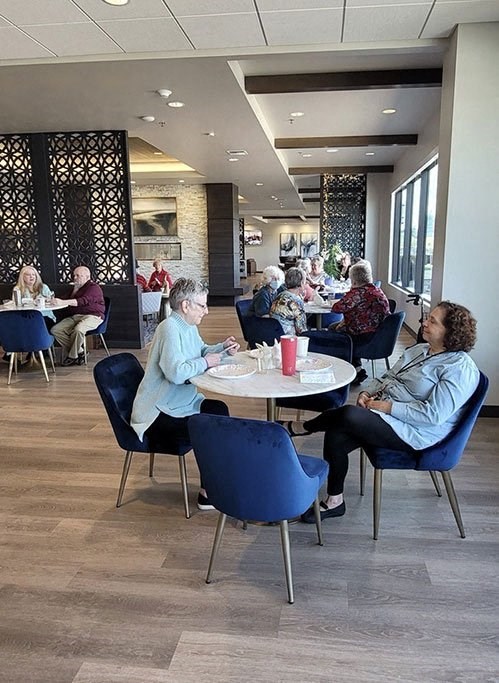 residents at Easter eventat Harbor Heights 55+ Community, Olympia, 98501