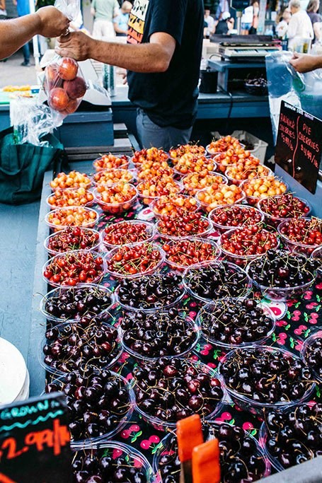 Fresh produce at Olympia Farmers Market at Harbor Heights 55+ Community, Olympia