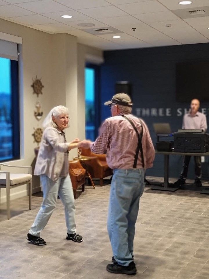 couple dancing  at Harbor Heights 55+ Community, Washington, 98501