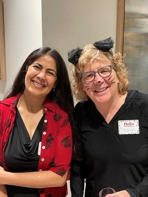 residents at Halloween event at Harbor Heights 55+ Community, Olympia, WA 98501