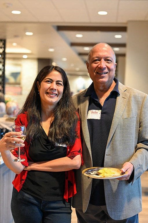 couple at party at Harbor Heights 55+ Community, Olympia, WA 98501