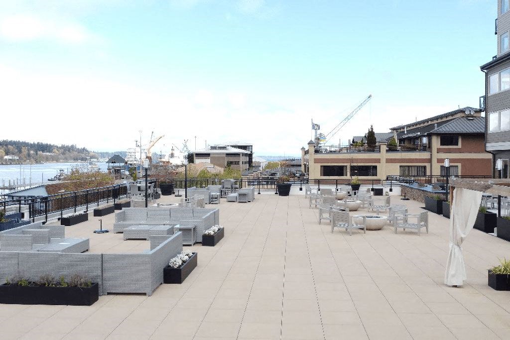 sky terrace at Harbor Heights 55+ Community, Washington, 98501