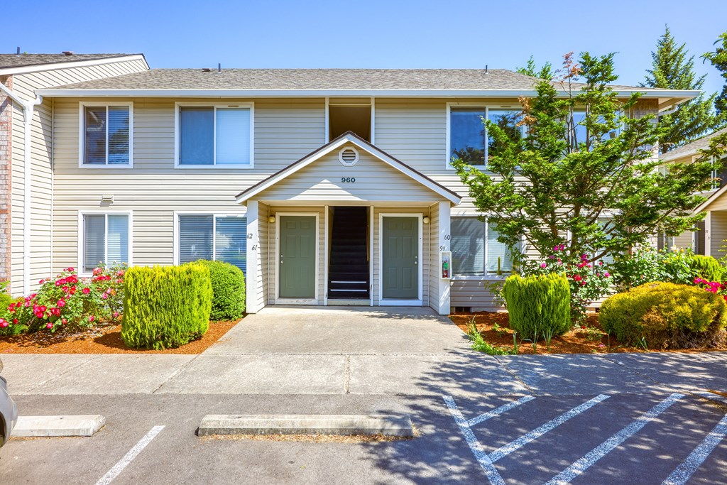 our apartments offer a parking lot in front of the building