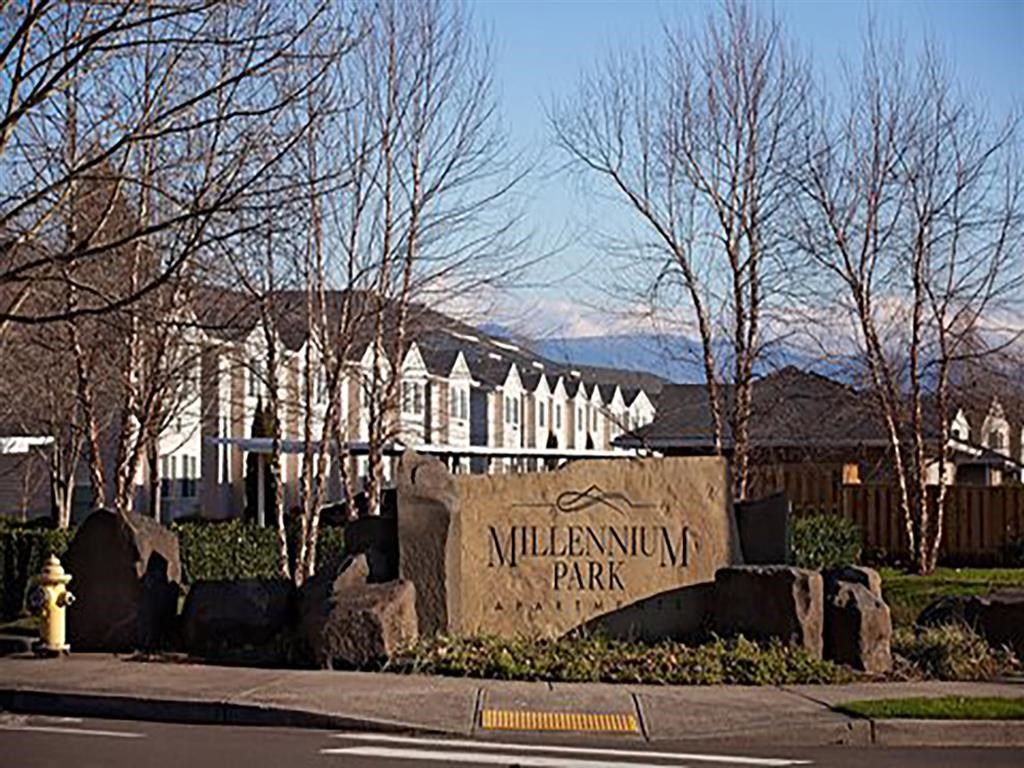 Property Sign Board at Millennium Park, Vancouver, Washington