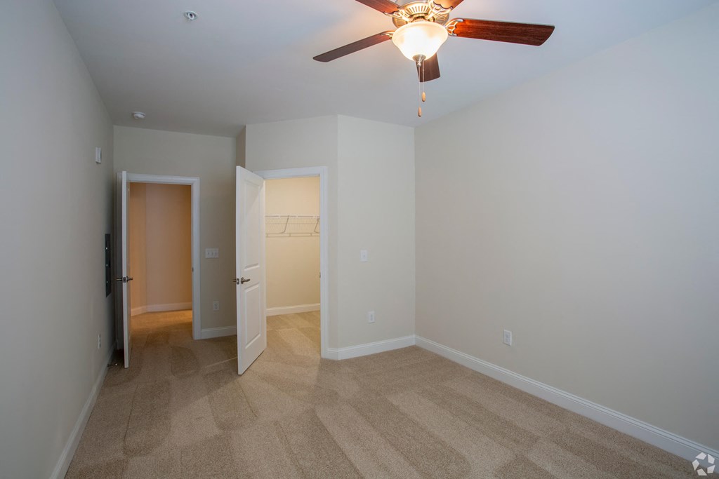 Bedroom area unfurnished at The Retreat at Sumter Apartments, Sumter