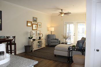 a view of the living room from the kitchen  at The Retreat at Sumter, Sumter, South Carolina