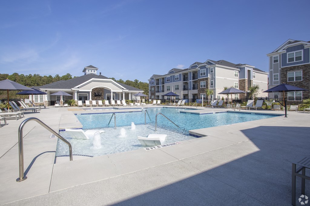our apartments offer a swimming pool at The Retreat at Sumter, Sumter, South Carolina