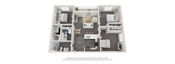 a floor plan of the villas at houston levee west apartments in cordova,
