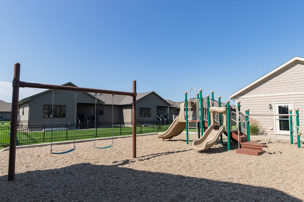 our apartments have a playground for your kids to play