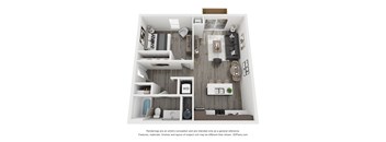 a 1 bedroom floor plan  summit 303