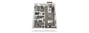 a 1 bedroom floor plan  apartments