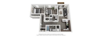 a 1 bedroom floor plan  sierra  2100 sq ft