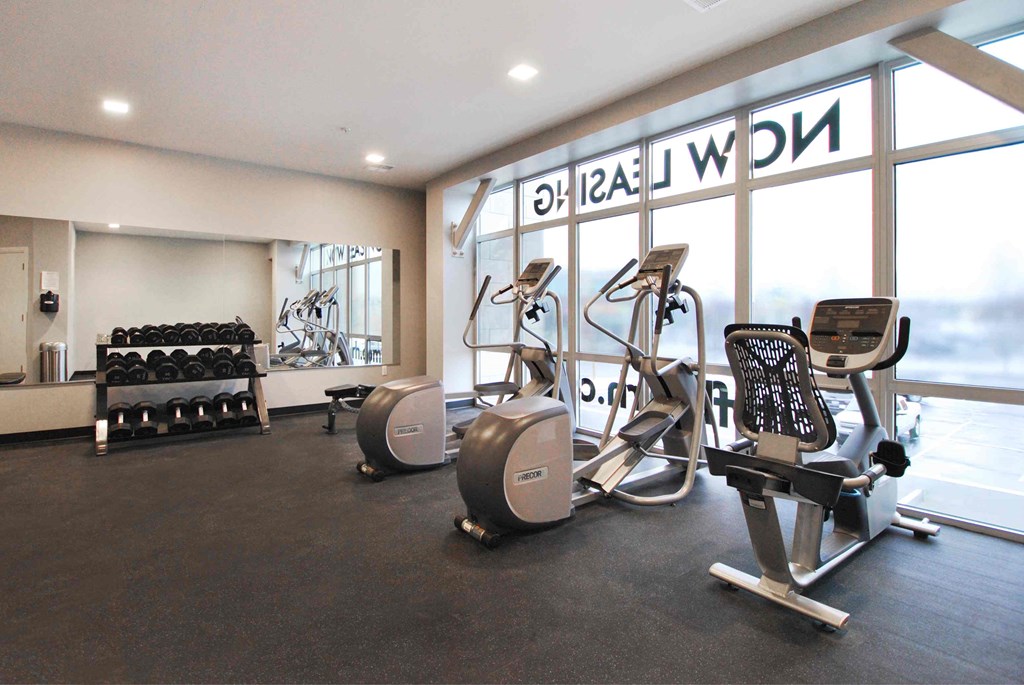 fitness center cardio equipment