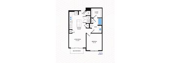 A2-ALT2 Floor Plan at Los Altos Trinity Green Apartments, Barvin Management, Dallas, TX