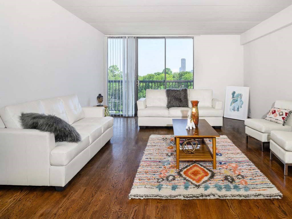 Modern Living Room at Memorial Towers Apartments, The Barvin Group, Houston, Texas