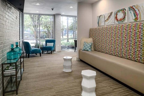 Social Gathering Lounge at Park at Voss Apartments, The Barvin Group, Houston