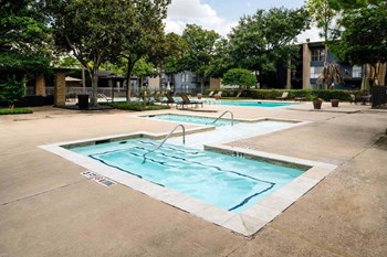 Hot Tub And Swimming Pool Hot Tub And Swimming Pool at Park at Voss Apartments, The Barvin Group, Texas - Photo Gallery 6