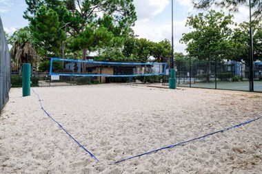 Sand Volleyball Court at Park at Voss Apartments, The Barvin Group, Houston, TX - Photo Gallery 3