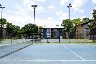 Tennis Courts Tennis Courts at Park at Voss Apartments, The Barvin Group, Houston, TX, 77057