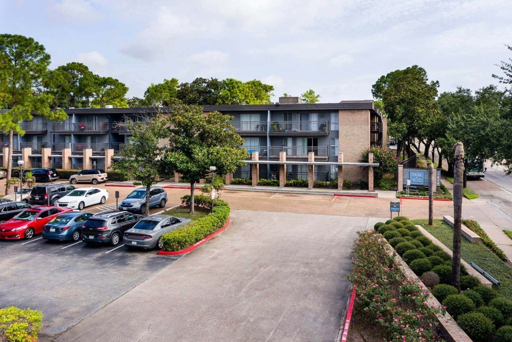 Off Street Parking Facility at Park at Voss Apartments, The Barvin Group, Houston, TX