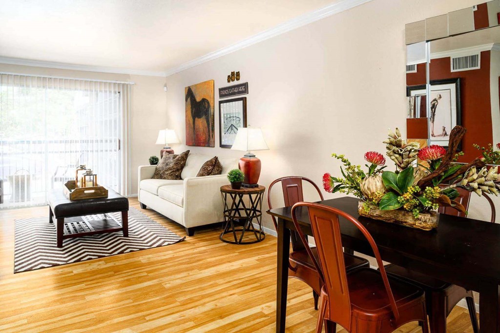 Dining Area at Park at Voss Apartments, The Barvin Group, Texas, 77057