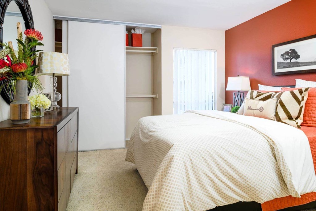 Bedroom With Closet at Park at Voss Apartments, The Barvin Group, Houston, 77057