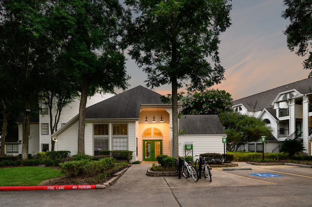 Building exterior at The Grove at White Oak Apartments, The Barvin Group, Texas, 77008