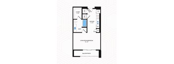 S1-ALT Floor Plan at Los Altos Trinity Green Apartments, Barvin Management, Dallas, TX