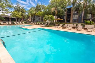 Blue Cool Swimming Pool at Park at Voss Apartments, The Barvin Group, Houston, TX - Photo Gallery 5