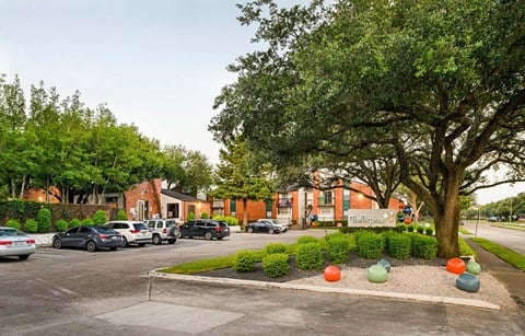 Parking Lot at The Daphne Apartments, The Barvin Group, Houston, TX, 77054
