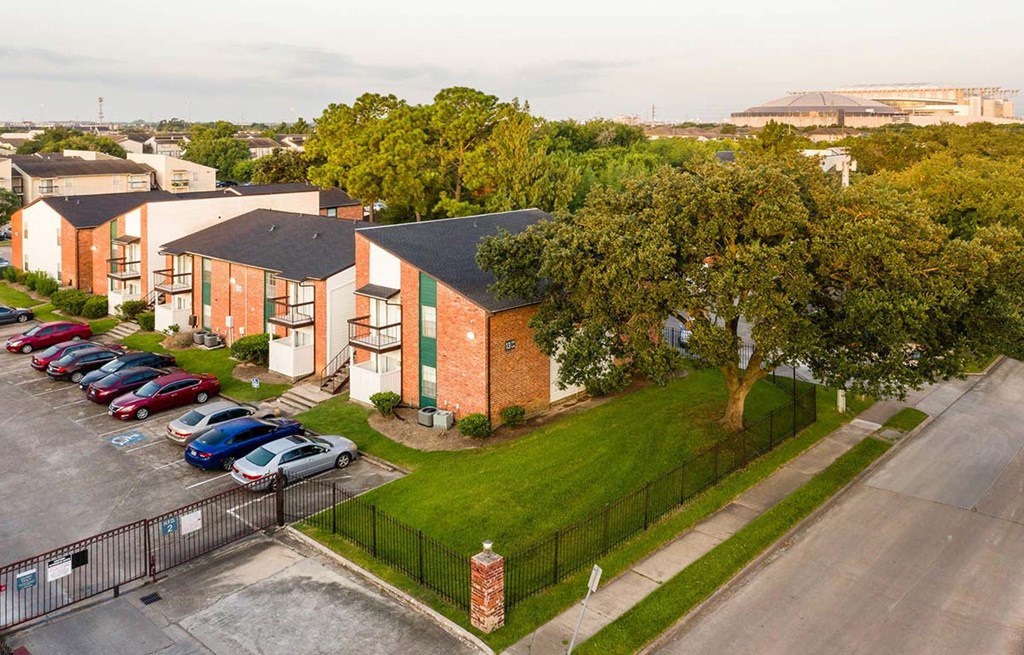 Aerial View Of The Property at The Daphne Apartments, The Barvin Group, Texas