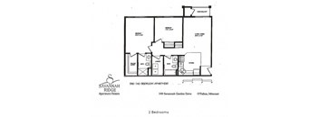 a floor plan of a house with a garage