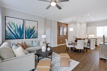 Modern Living Room Modern Living Room at Avilla Fossil Creek, Texas - Photo Gallery 4