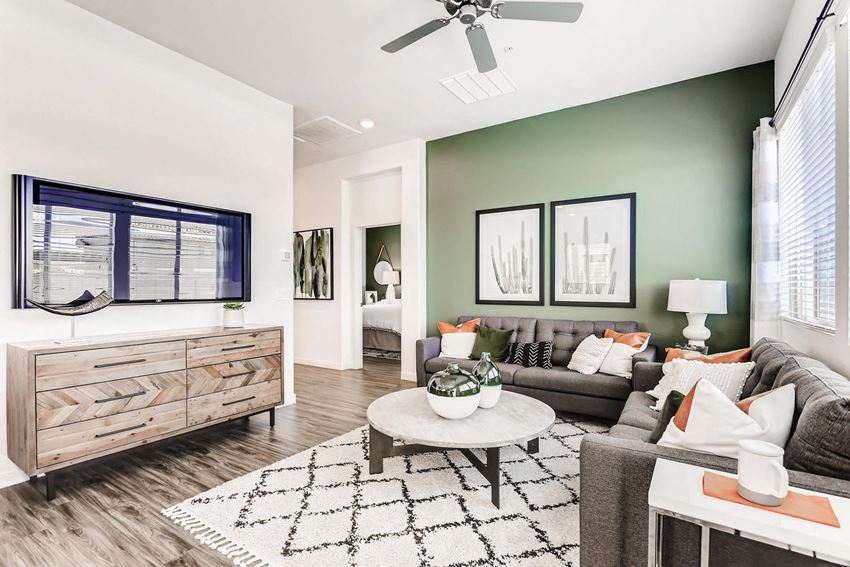 Modern Living Room Modern Living Room at Avilla Camelback Ranch, Phoenix, 85037 - Photo Gallery