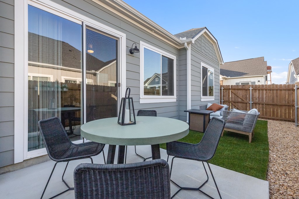 Private Patio And Balcony at Avilla Reserve, Justin, TX, 76247