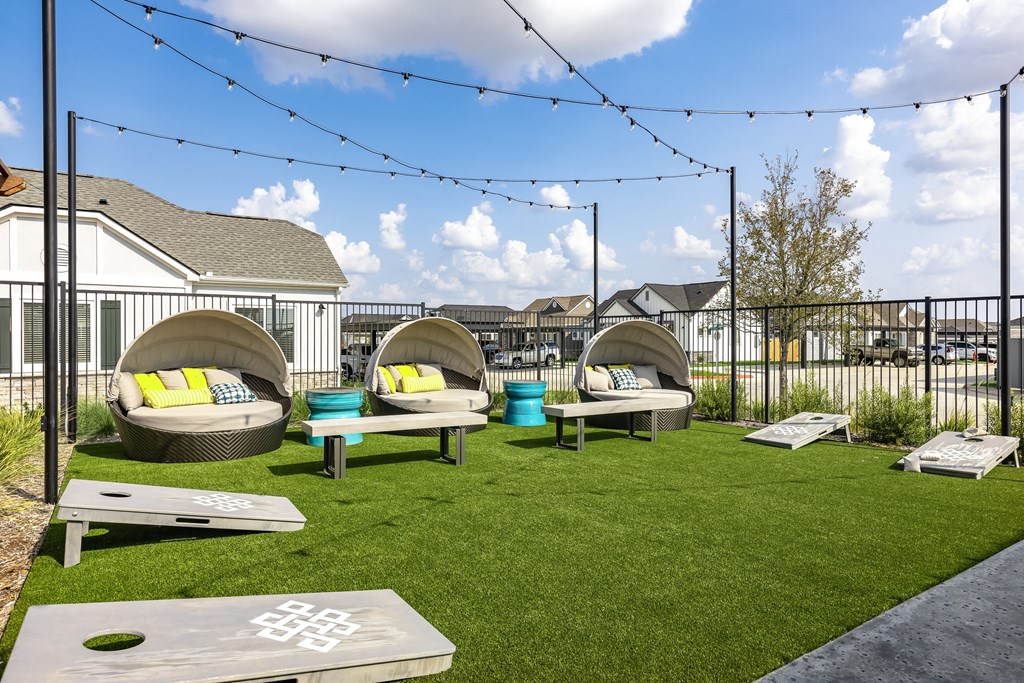 Bocce Ball Court at Avilla Reserve, Texas