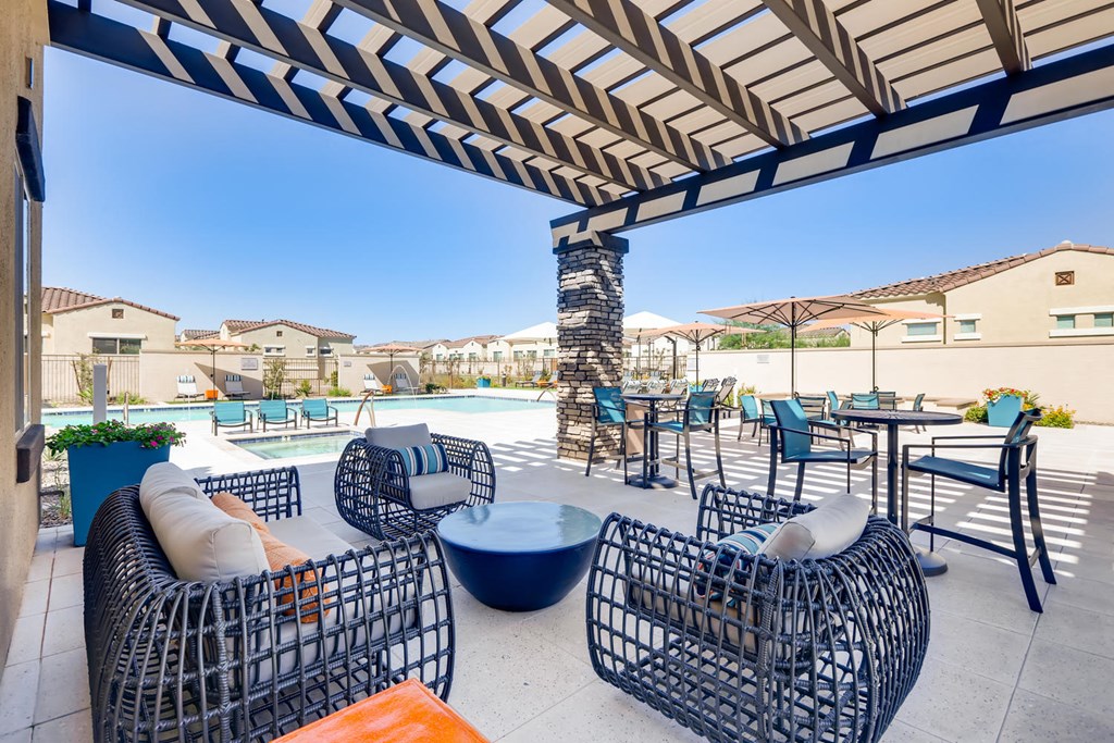 Swimming Pool with Lounge Seating at Avilla Meadows, Arizona, 85379