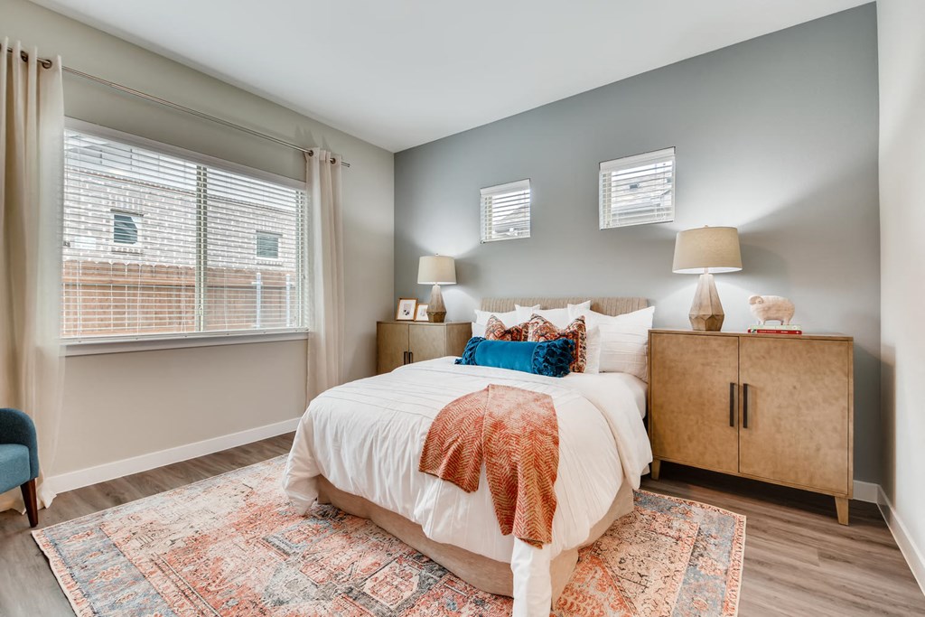 Bedroom With Expansive Windows Bedroom With Expansive Windows at Avilla Heritage, Grand Prairie, 75052