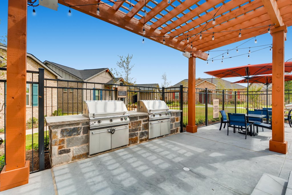 Grilling Area at Avilla Heritage, Texas, 75052