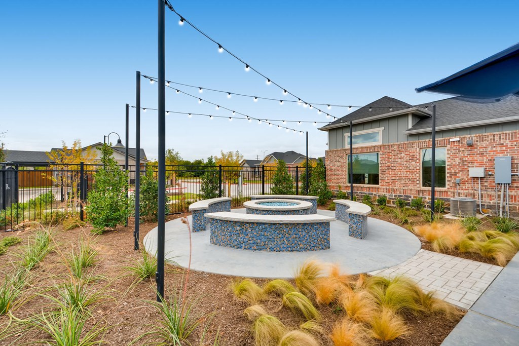 Fire Pit Area at Avilla Heritage, Grand Prairie, Texas