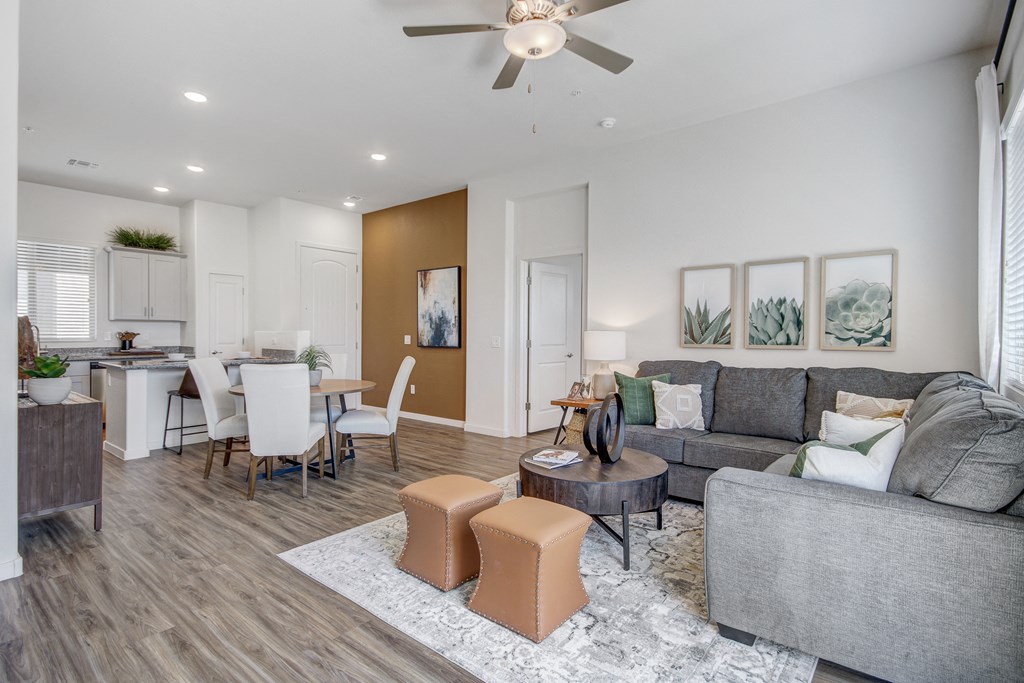 Living room area at Avilla Enclave, Arizona