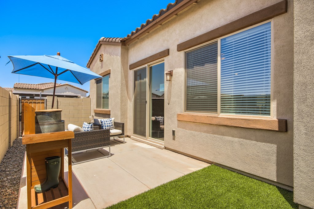 Backyard area at Avilla Enclave, Mesa, 85212