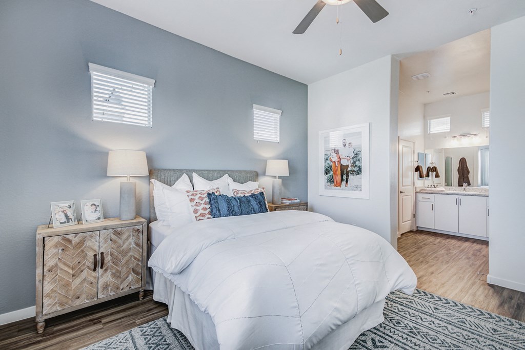 Bedroom with Private Bath Bedroom with Private Bath at Avilla Gateway, Phoenix, AZ
