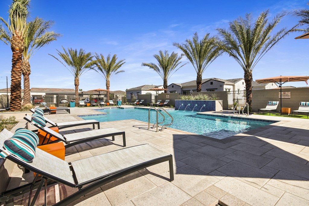 Swimming Pool With Relaxing Sundecks at Avilla Gateway, Phoenix, AZ