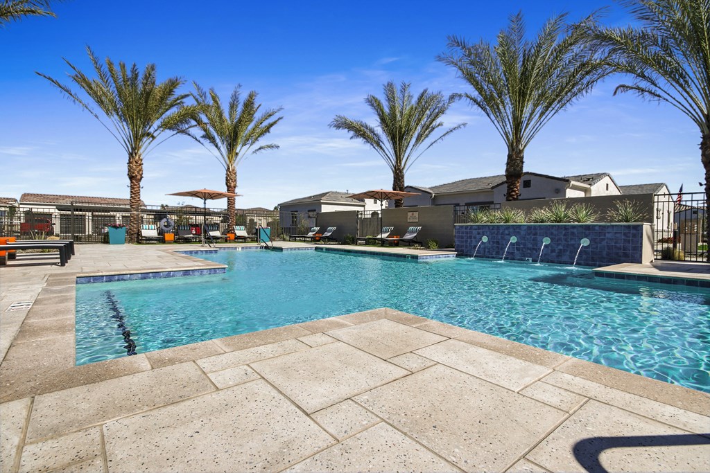Glimmering Pool at Avilla Gateway, Phoenix, AZ, 85037