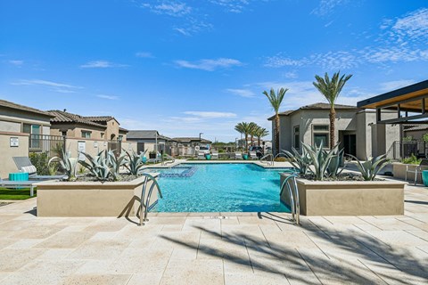 Resort Style Pool at Avilla Bella Camino, San Tan Valley, AZ 85143