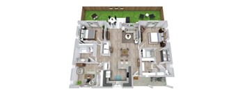 Redesigned 3 bedroom, 2 bath at Avilla Boat Club in Fort Worth, Texas.