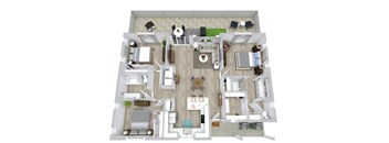 3 bed 2 bath floor plan at Avilla Bella Camino, San Tan Valley, AZ 85143