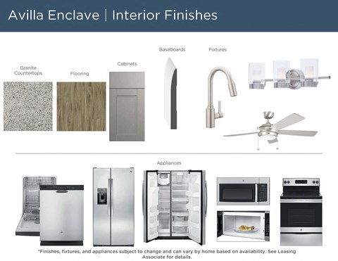 Interior Finishes at Avilla Enclave, Mesa, AZ 85212